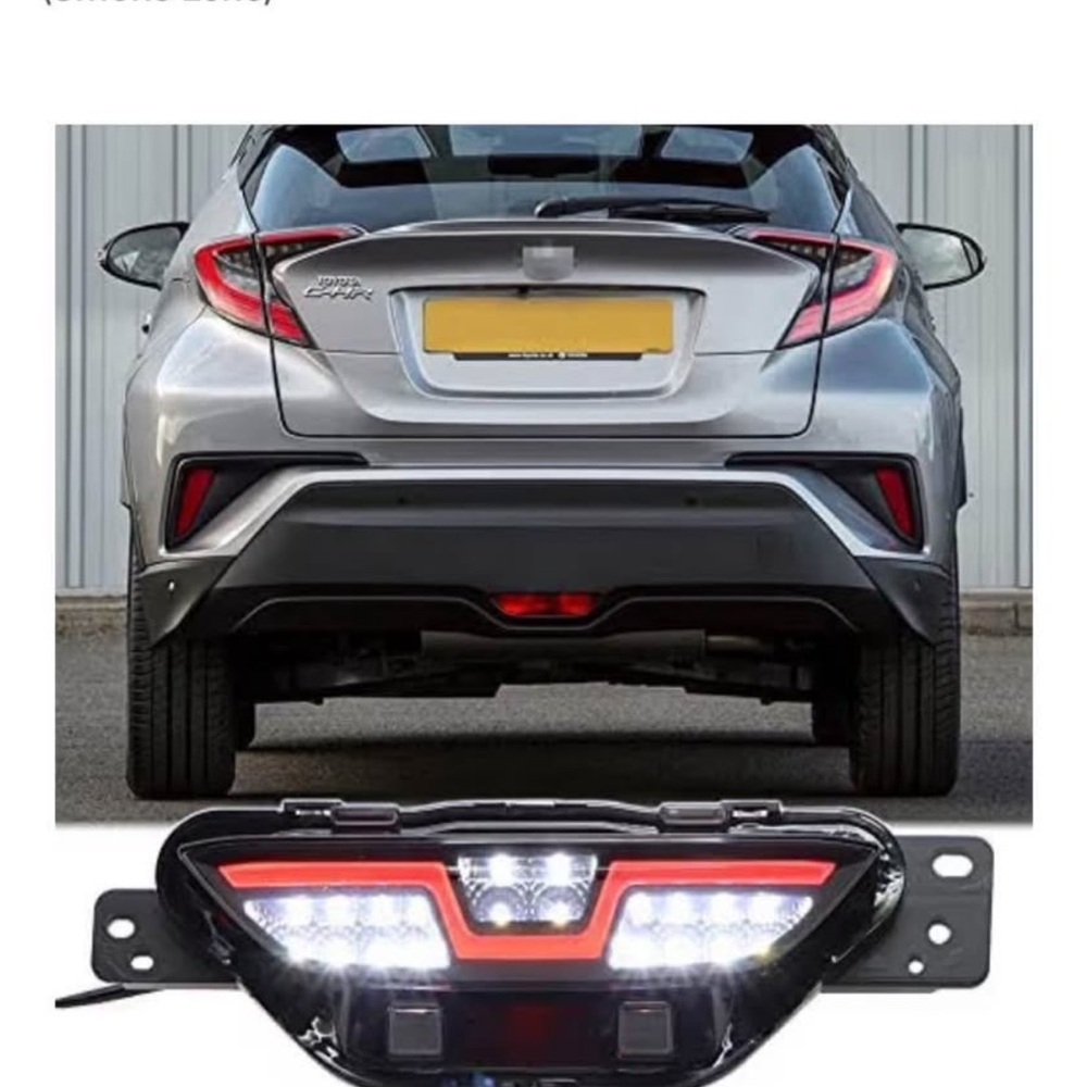 NIB Toyota CHR LED rear bumper fog light ‘16-21